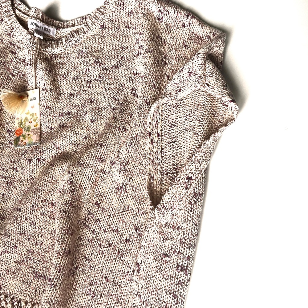 | Johnny Was | blueberry poncho sweater - Picture 6 of 7